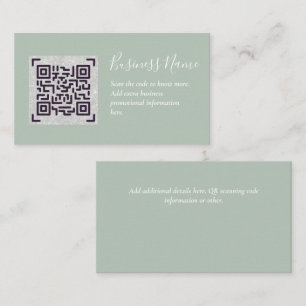 Maak eigen QR-code visitekaartje - Veel kleuren Informatiekaartje