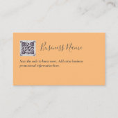 Maak eigen QR-code visitekaartje - Veel kleuren Informatiekaartje (Voorkant)