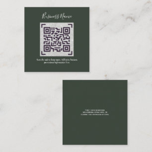Maak eigen QR-code visitekaartje - Veel kleuren Informatiekaartje