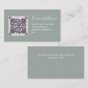 Maak eigen QR-code visitekaartje - Veel kleuren Informatiekaartje