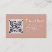 Maak eigen QR-code visitekaartje - Veel kleuren Informatiekaartje (Voorkant)