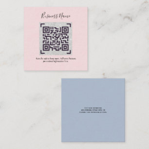 Maak eigen QR-code visitekaartje - Veel kleuren Informatiekaartje