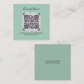 Maak eigen QR-code visitekaartje - Veel kleuren Informatiekaartje (Voorkant / Achterkant)