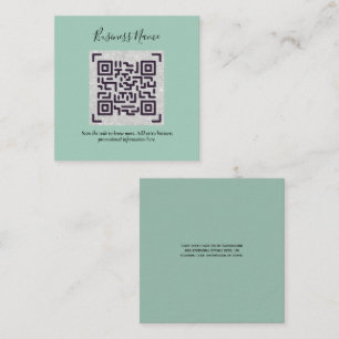 Maak eigen QR-code visitekaartje - Veel kleuren Informatiekaartje