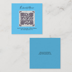 Maak eigen QR-code visitekaartje - Veel kleuren Informatiekaartje