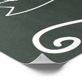 Maak Eigen Trouw Welkomstbord met dit Sjabloon Poster (Hoek)