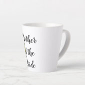 Maak Eigen Zonnebloem Bruiloft Geschenken VOEG TEK Latte Mok (Rechterhoek)