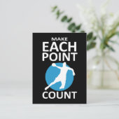 Maak elk punt Telling - Handball Briefkaart (Staand voorkant)