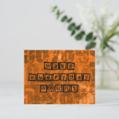 Maak Elke Aantal van de Dag met de Oude Aantallen  Briefkaart (Staand voorkant)