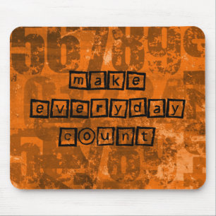 Maak Elke Aantal van de Dag met de Oude Aantallen  Muismat