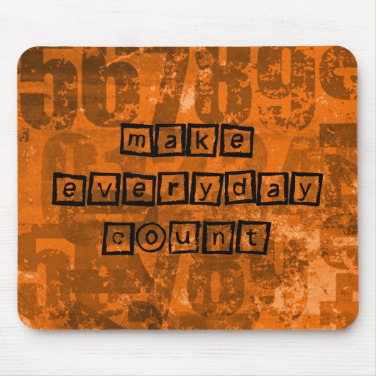 Maak Elke Aantal van de Dag met de Oude Aantallen Muismat (Voorkant)