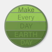 Maak elke dag de dag van de aarde magneet (Voorkant)
