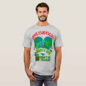 Maak elke dag de Dag van de Aarde Unisex T-shirt (Voorkant volledig)