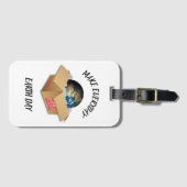 MAAK ELKE DAG EARDE DAG BAGAGELABEL (Voorkant (horizontaal))