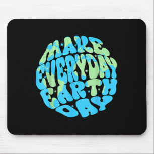 Maak elke dag Earth Day 2026 Planeet Jubileum En Muismat
