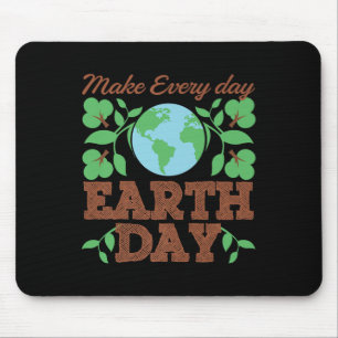 Maak elke dag Earth Day Recyclen behoud Muismat