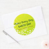 Maak elke dag EARTH DAY Stickers (Envelop)
