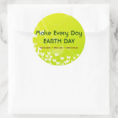 Maak elke dag EARTH DAY Stickers (Tas)