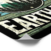 Maak elke dag Earth Day T-shirt Poster (Hoek)