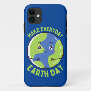 MAAK ELKE DAG EARTHDAG DE planeet grappig Case-Mate iPhone Case