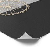 Maak elke dag een donkergrijs getal poster (Hoek)