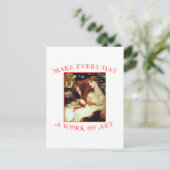 Maak elke dag een kunstwerk briefkaart (Staand voorkant)