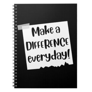 Maak elke dag een verschil notitieboek