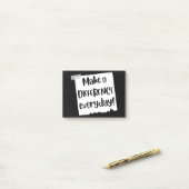 Maak elke dag een verschil post-it® notes (Op bureau)