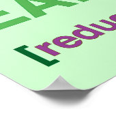 Maak elke dag Poster op de Aarde (Hoek)