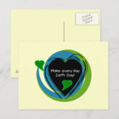 Maak Elke Dag van de Aarde van de Dag Briefkaart (Voorkant / Achterkant)