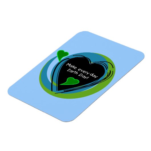 Maak Elke Dag van de Aarde van de Dag Magneet (Linkerzijde)