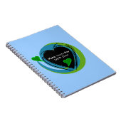 Maak Elke Dag van de Aarde van de Dag Notitieboek (Rechterzijde)