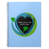 Maak Elke Dag van de Aarde van de Dag Notitieboek (Voorkant)