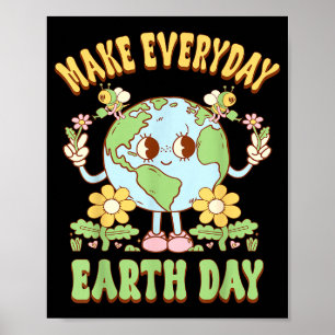 Maak elke dag Wereldmilieudag Milieu Beschermen Poster