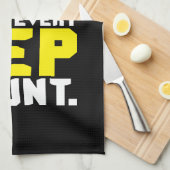 Maak elke telling van de Rep - Motivatie de Werkou Theedoek (Quarter Fold)