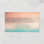 Maak Elke Verbinding Telling met Professioneel Ech Visitekaartje (Achterkant)