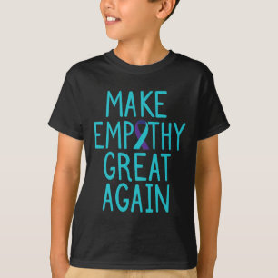 Maak empathie groot zelfmoordbewustzijn geestelijk t-shirt