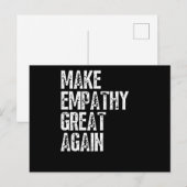 Maak empathie weer geweldig in politiek opzicht briefkaart (Voorkant / Achterkant)