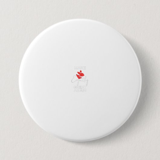 Maak Empathie weer geweldig Ronde Button 7,6 Cm (Voorkant)