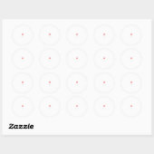 Maak Empathie weer geweldig Ronde Sticker (Vel)