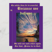 Maak en/of verkoop je eigen Sympathy Card Aankondiging (Voorkant / Achterkant)