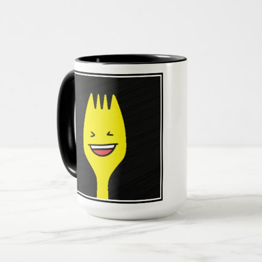 Maak en upload Uw Eigen Aangepaste Crypto Crypto v Mok (Voorkant links)