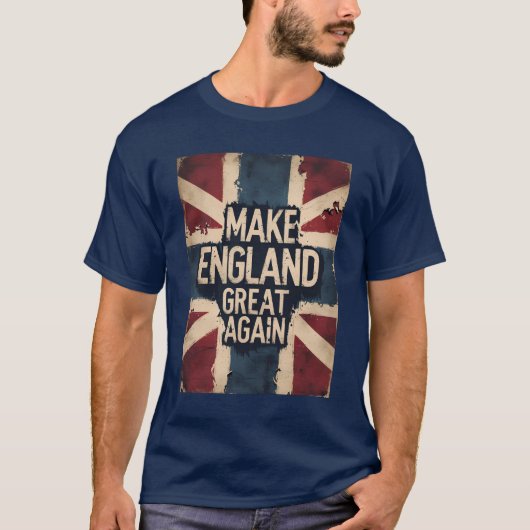 Maak Engeland Groot Again Patriot T-shirt (Voorkant)