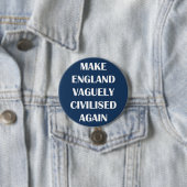 Maak Engeland weer vaag beschaafd Ronde Button 7,6 Cm (In situ)