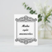Maak epische herinneringen - Positieve quotes Briefkaart (Staand voorkant)