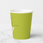 Maak er dertig groene Martini 30e verjaardagsfeest Papieren Bekers (Links)