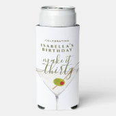 Maak er dertig Martini 30e verjaardagsfeest van Seltzer Blikjeskoeler (Seltzer Achterkant)