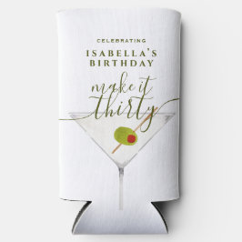 Maak er dertig Martini 30e verjaardagsfeest van Seltzer Blikjeskoeler