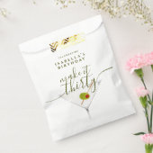 Maak er dertig Martini White 30e verjaardagsfeest Bedankzakje (Gezegeld)