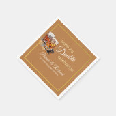 Maak er een Double Celebration Brown Whiskey Glass Servet (Hoek)